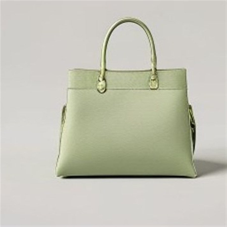 Sage Green Satchel Bag - alternate angle