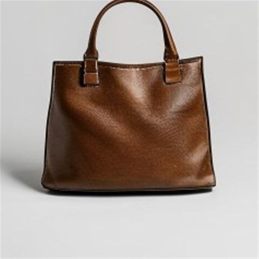 Chestnut Brown Tote Bag - alternate angle