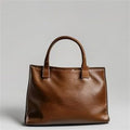 Chestnut Brown Tote Bag - front view