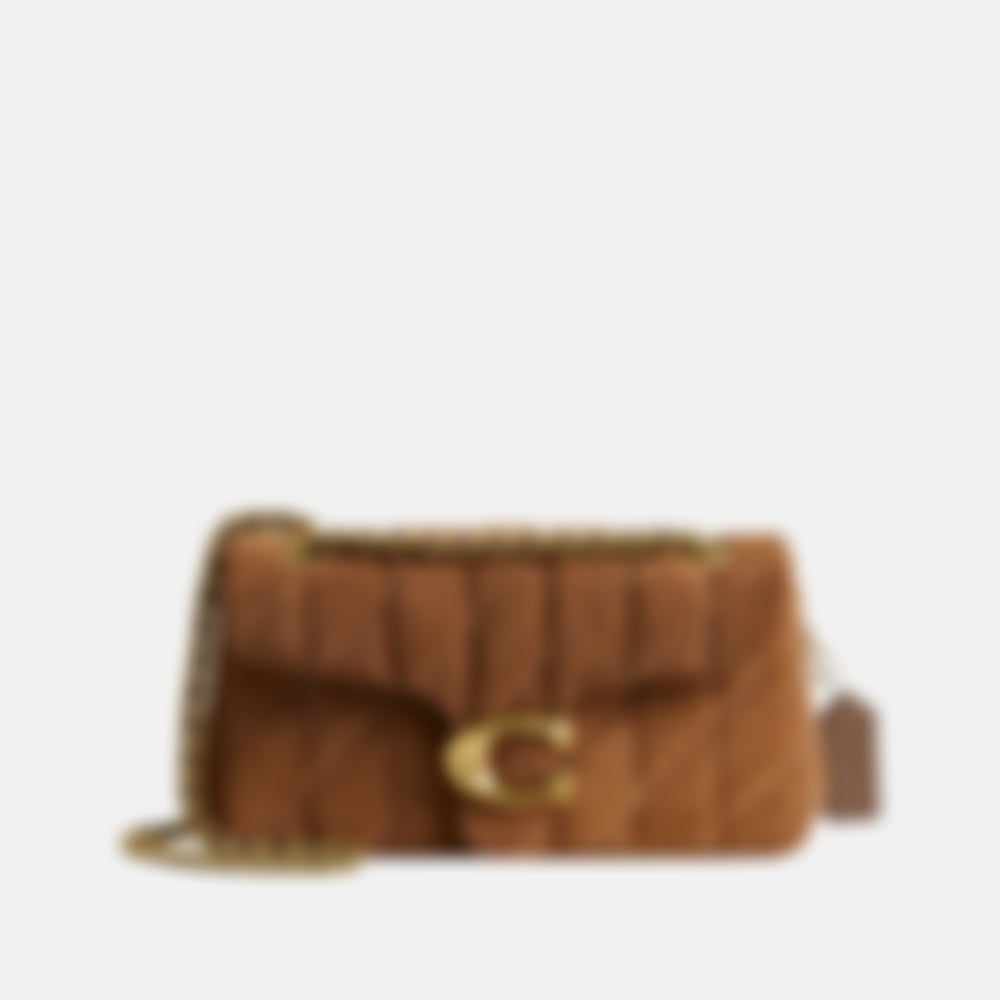 Quilted 26 Suede Bag