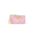 Denim Key Pouch - Pink
