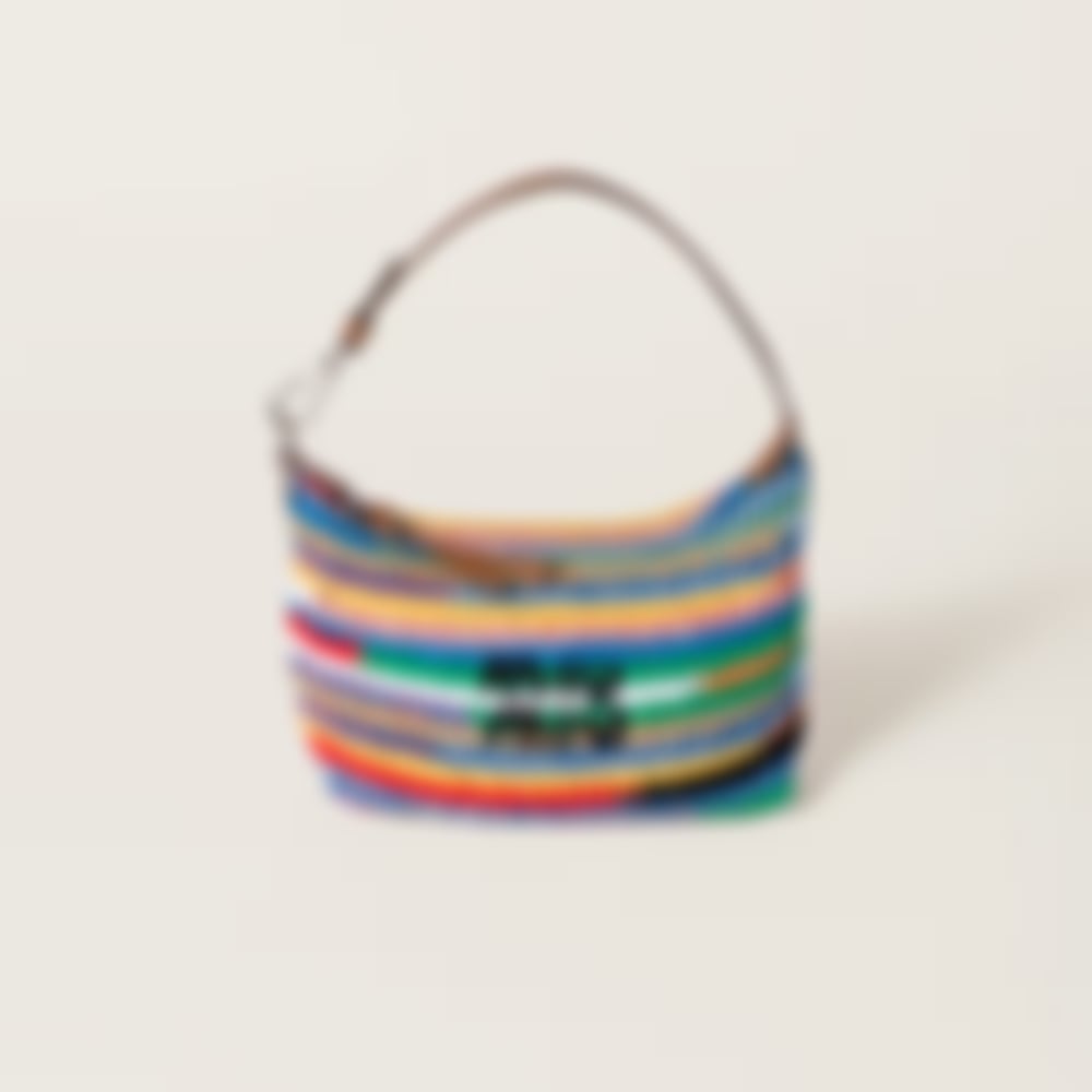Multicolored Crochet Pouch