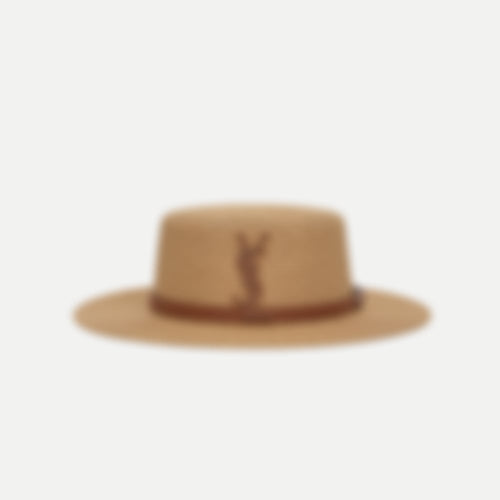 Straw Fedora Hat