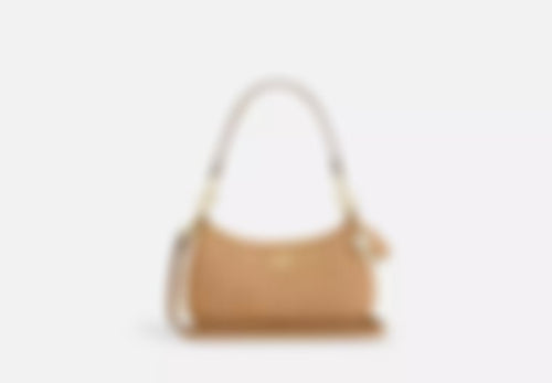 Straw Teri Shoulder Bag With Charm
