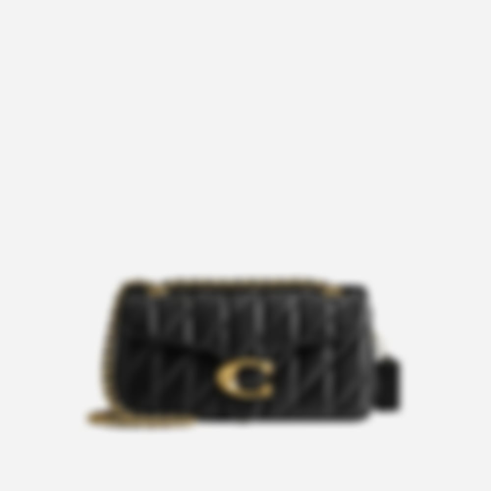 Quilted 26 Black Bag