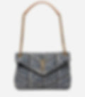 Puffer Small Denim Shoulder Bag