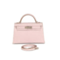 Mauve Pale Crocodile Mini Kelly