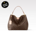 Graceful MM Monogram Canvas Shoulder Bag