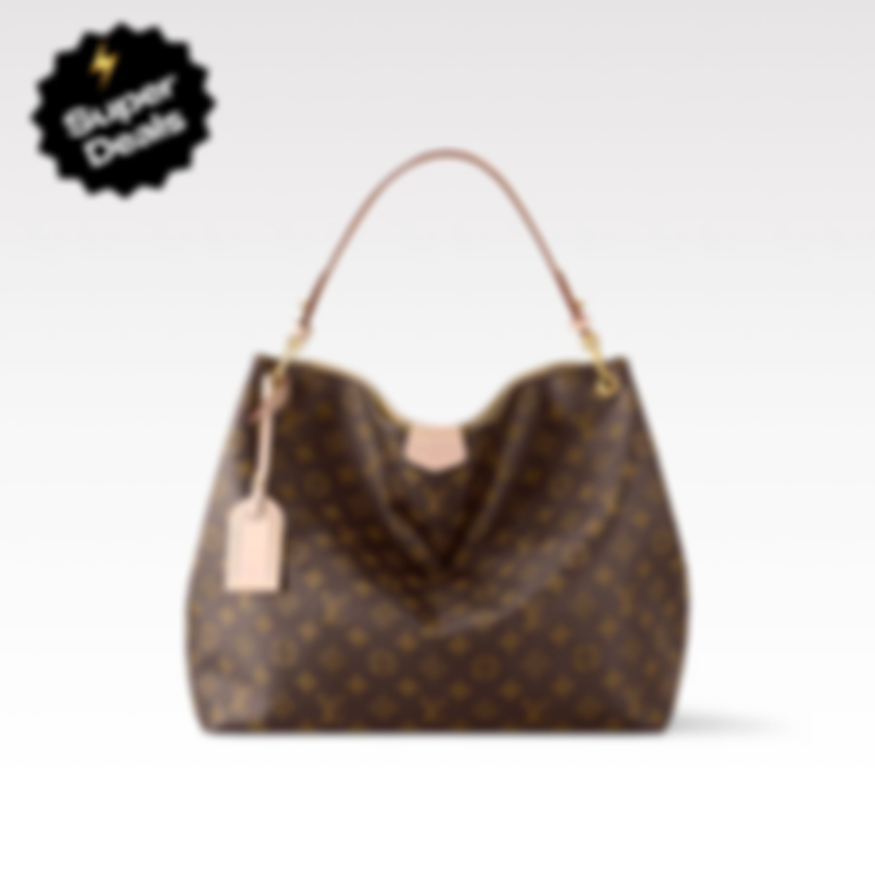 Graceful MM Monogram Canvas Shoulder Bag
