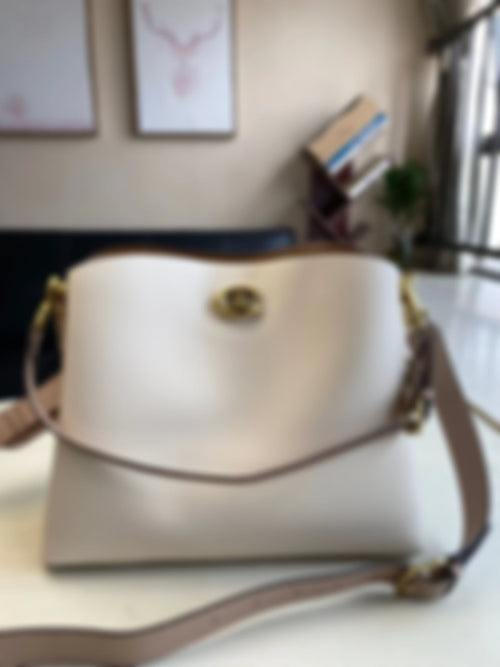 Willow Shoulder Bag White Women's Bags